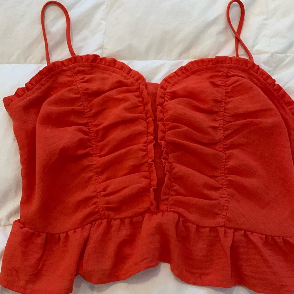 Siena sky Size X-Large junior in orange great with jeans stretchy